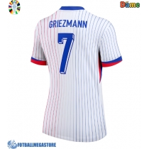 Fotballdrakt Dame Frankrike Antoine Griezmann #7 Bortedrakt EM 2024 Kortermet